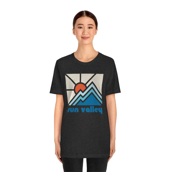 Sun Valley Shirt, Idaho Retro T-Shirt, Colorful Idaho tee, Sun Valley Mountain Shirt