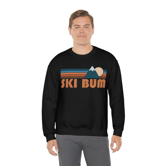 Ski Bum Sweatshirt - Retro Mountain Unisex