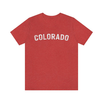 Colorado T-Shirt - Paint Text Unisex Colorado Shirt