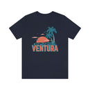 Ventura, California T-Shirt - Retro Palm Tree & Beach Unisex Ventura Shirt-57