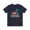 Ventura, California T-Shirt - Retro Palm Tree & Beach Unisex Ventura Shirt