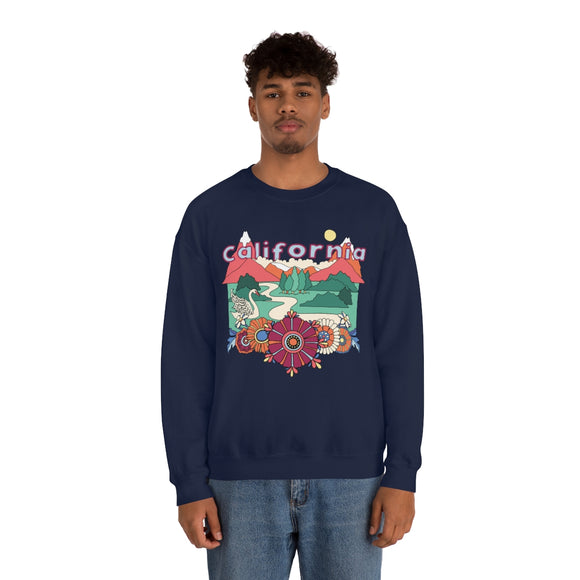 California Sweatshirt - Boho / Hippie Unisex