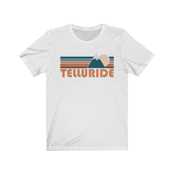 Telluride, Colorado T-Shirt - Retro Mountain Adult Unisex Telluride T Shirt