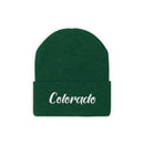 Colorado Beanie - Adult Embroidered Colorado Knit Hat-1