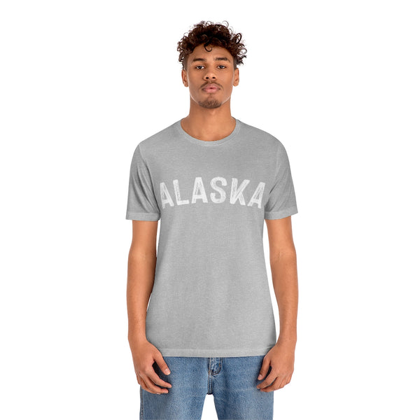 Alaska T-Shirt - Paint Text Unisex Alaska Shirt