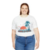 Carmel-by-the-Sea, California T-Shirt - Retro Palm Tree & Beach Unisex Carmel-by-the-Sea Shirt