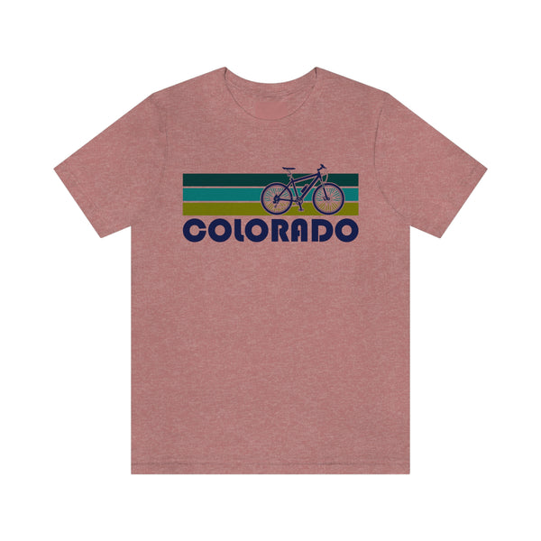 Colorado T-Shirt - Retro Mountain Bike Adult Unisex Colorado T Shirt