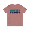 Colorado T-Shirt - Retro Mountain Bike Adult Unisex Colorado T Shirt