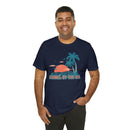 Carmel-by-the-Sea, California T-Shirt - Retro Palm Tree & Beach Unisex Carmel-by-the-Sea Shirt-92