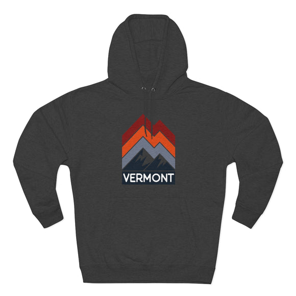 Premium Vermont Hoodie - Retro Unisex Sweatshirt