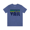 Vail T-Shirt - Retro Mountain Bike Adult Unisex Vail, Colorado T Shirt