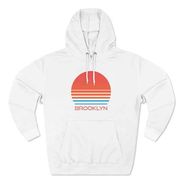 Premium Brooklyn, New York Hoodie - Retro 80s Unisex Sweatshirt