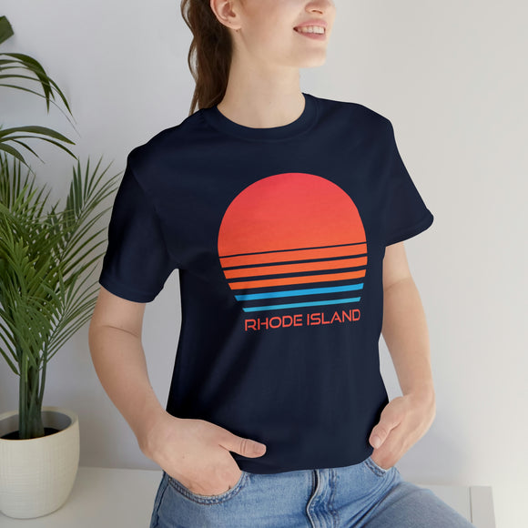 Rhode Island T-Shirt - Retro 80s Unisex Rhode Island Shirt