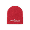 Whistler BC, Canada Beanie Snowflake - Embroidered Whistler Knit Hat