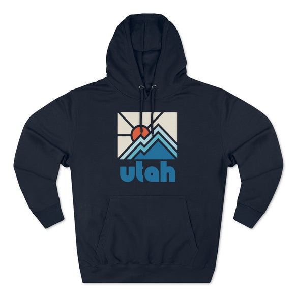 Premium Utah Hoodie - Min Mountain Unisex Sweatshirt