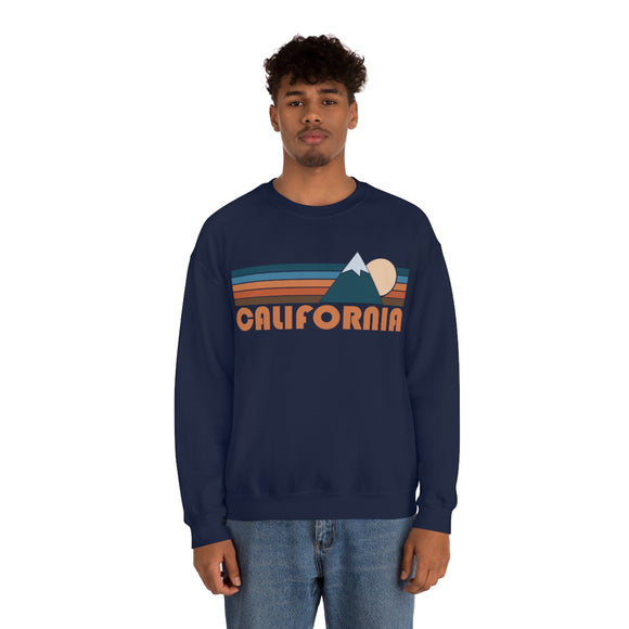 California Sweatshirt - Retro Mountain Unisex