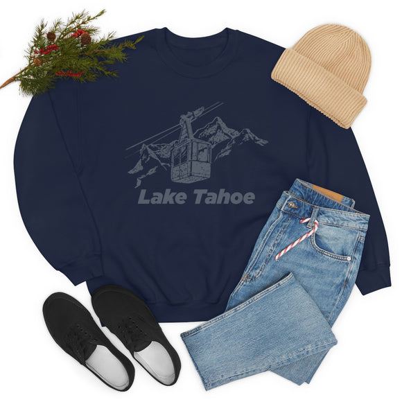 Lake Tahoe, California Sweatshirt - Ski Lift Unisex