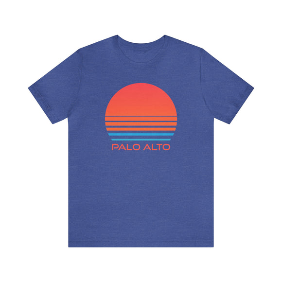 Palo Alto, California T-Shirt - Retro 80s Unisex Palo Alto Shirt