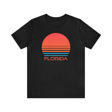 Buy black Florida T-Shirt - Retro 80s Unisex Florida Shirt