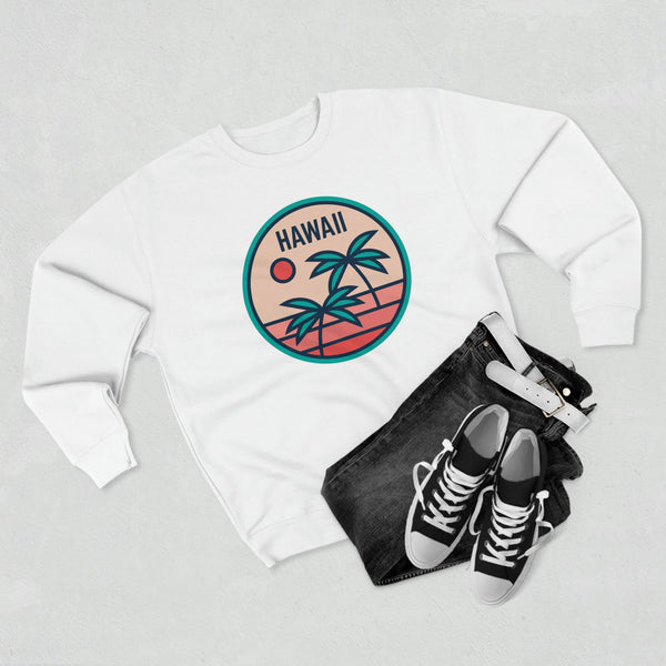 Premium Hawaii Crewneck Sweatshirt - Retro Unisex Sweatshirt