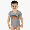 Moab Baby Bodysuit - Retro Mountain Moab, Utah Baby Bodysuit