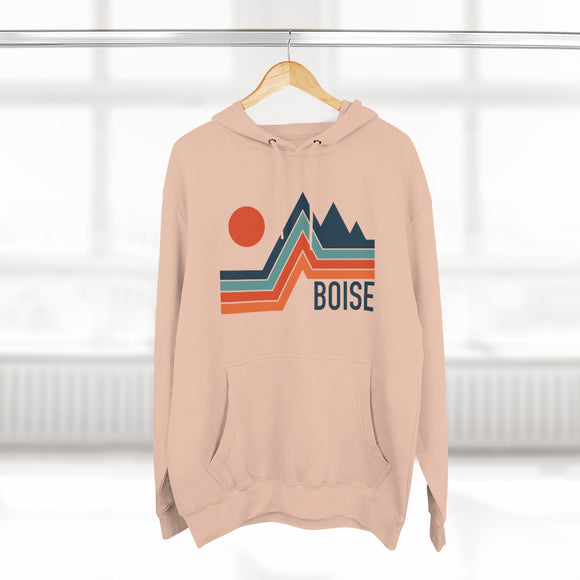 Premium Boise, Idaho Hoodie - Retro Unisex Sweatshirt