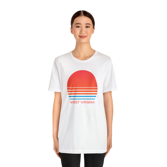 West Virginia T-Shirt - Retro 80s Unisex West Virginia Shirt