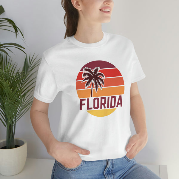 Florida T-Shirt - Retro Palm Tree Unisex Florida Shirt