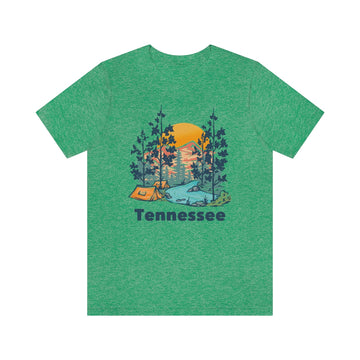Buy heather-kelly Tennessee T-Shirt - Mountain Illustration Unisex Tennessee Shirt