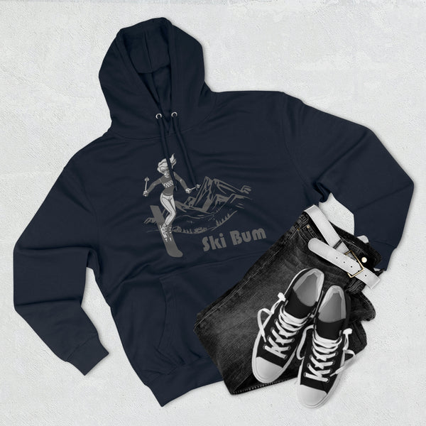 Premium Ski Bum Hoodie - Retro Unisex Sweatshirt