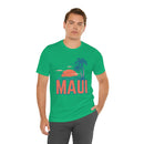 Maui, Hawaii T-Shirt - Retro Palm Tree & Beach Unisex Maui Shirt-42