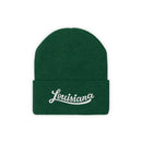 Louisiana Beanie - Adult Hand Lettered Embroidered Louisiana Knit Hat-5