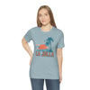 La Jolla, California T-Shirt - Retro Palm Tree & Beach Unisex La Jolla Shirt
