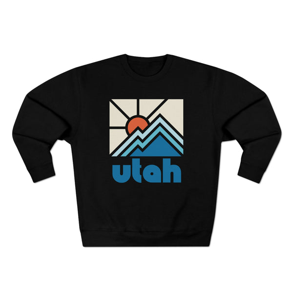 Premium Utah Crewneck Sweatshirt - Retro Unisex Sweatshirt