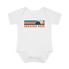Jackson Hole Baby Bodysuit - Retro Mountain Jackson Hole, Wyoming Baby Bodysuit