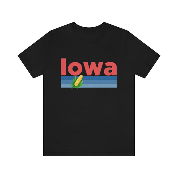 Iowa T-Shirt - Retro Corn Unisex Iowa Shirt
