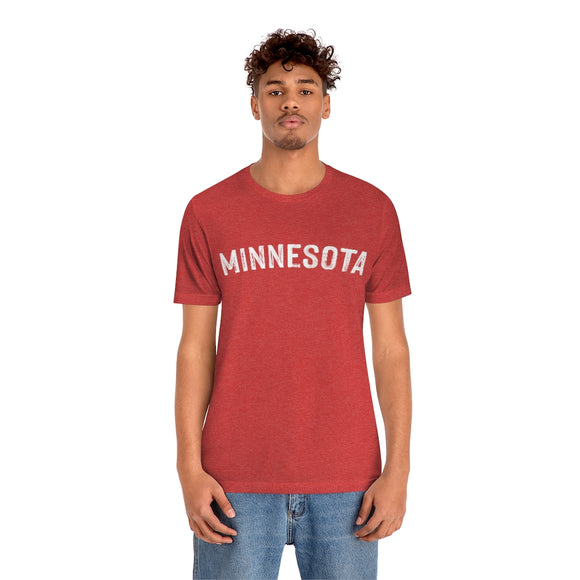 Minnesota T-Shirt - Paint Text Unisex Minnesota Shirt