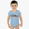 North Carolina Baby Bodysuit - Retro Mountain North Carolina Baby Bodysuit