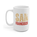 San Francisco Mug - Map Design Ceramic San Francisco, California Mug-8