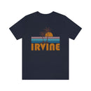 Irvine, California T-Shirt - Retro Palm Tree Unisex Irvine Shirt-46