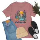 California T-Shirt - Mountain Illustration Unisex California Shirt-7