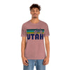 Utah T-Shirt - Retro Mountain Bike Adult Unisex Utah T Shirt