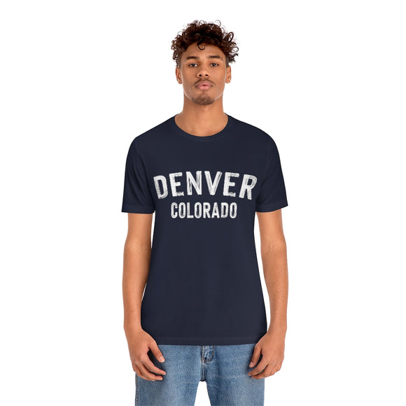 Denver, Colorado Shirt - Paint Text Unisex Denver T-Shirt
