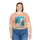 Southampton, New York T-Shirt - Retro Palm Tree & Beach Unisex Southampton Shirt-43