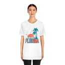 Florida T-Shirt - Retro Palm Tree & Beach Unisex Florida Shirt-11