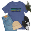 Colorado T-Shirt - Retro Mountain Bike Adult Unisex Colorado T Shirt