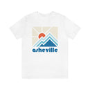 Asheville Shirt, North Carolina Retro T-Shirt, Colorful North Carolina tee, Asheville Mountain Shirt-4
