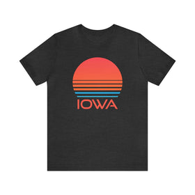 Iowa T-Shirt - Retro 80s Unisex Iowa Shirt