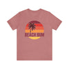 Beach Bum T-Shirt - Retro Palm Tree Unisex Beach Bum Shirt