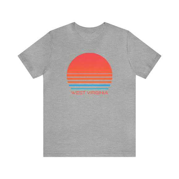 West Virginia T-Shirt - Retro 80s Unisex West Virginia Shirt